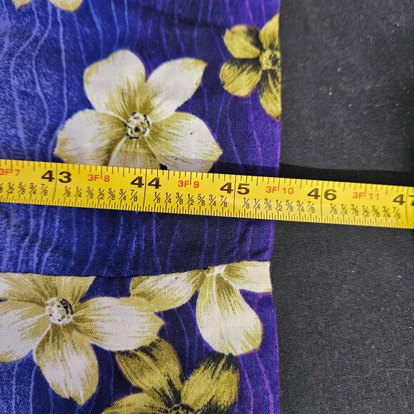 Jessica Howard Hawaiian Floral Wrap Dress Size 6P Maxi Vacation Travel Tropical - Picture 7 of 8